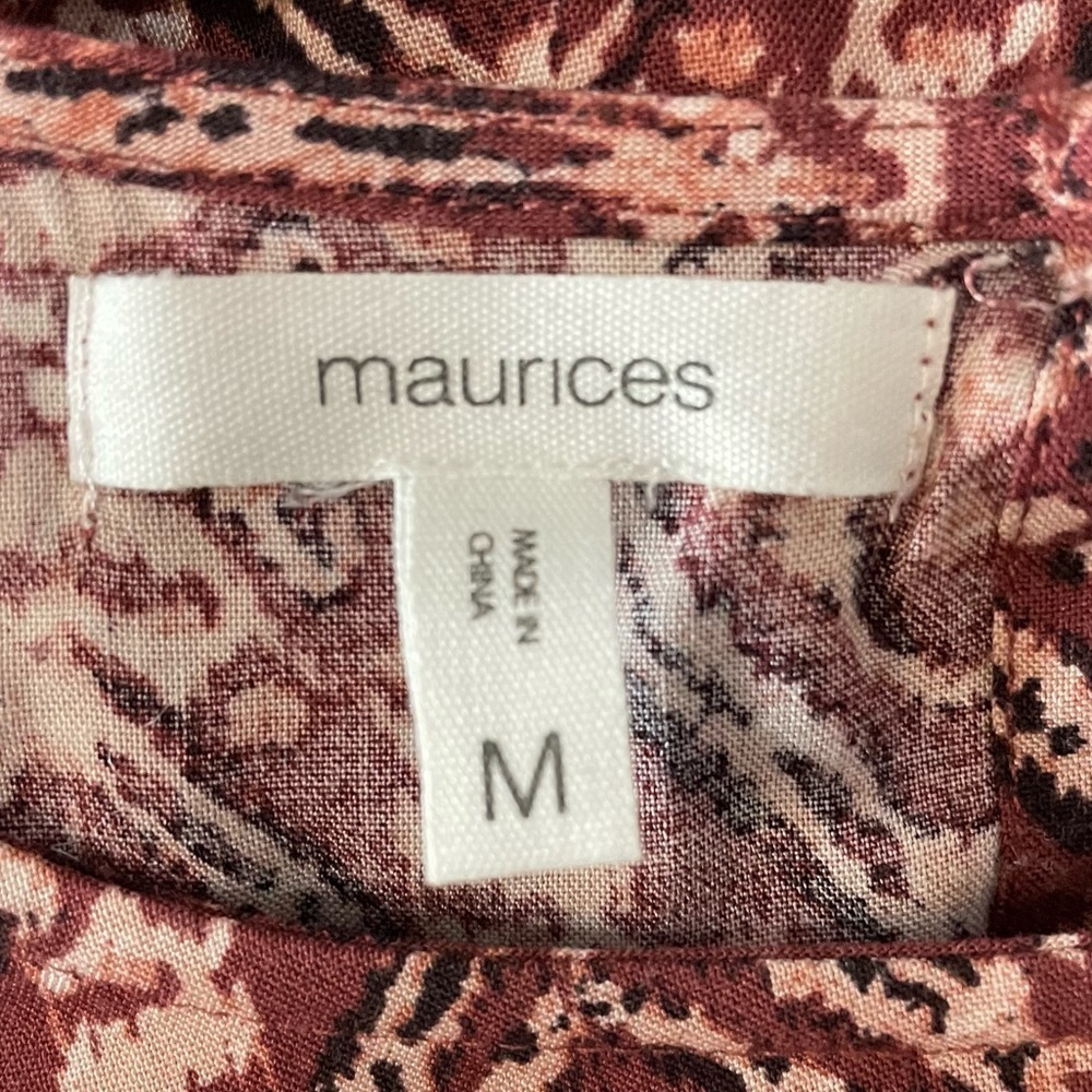 Maurices Mixed Print Ruffle Mini Dress - Picture 5 of 6